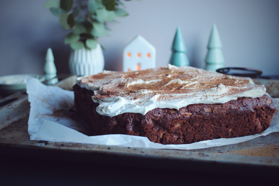 Lebkuchen-Brownie mit Quark-Mascarpone-Crème oder Oh, Du Leckere! · Der ...